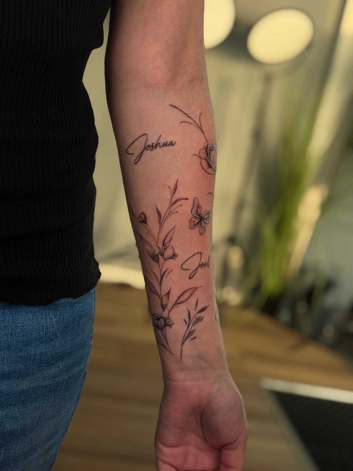 Blumenranke – Unterarm