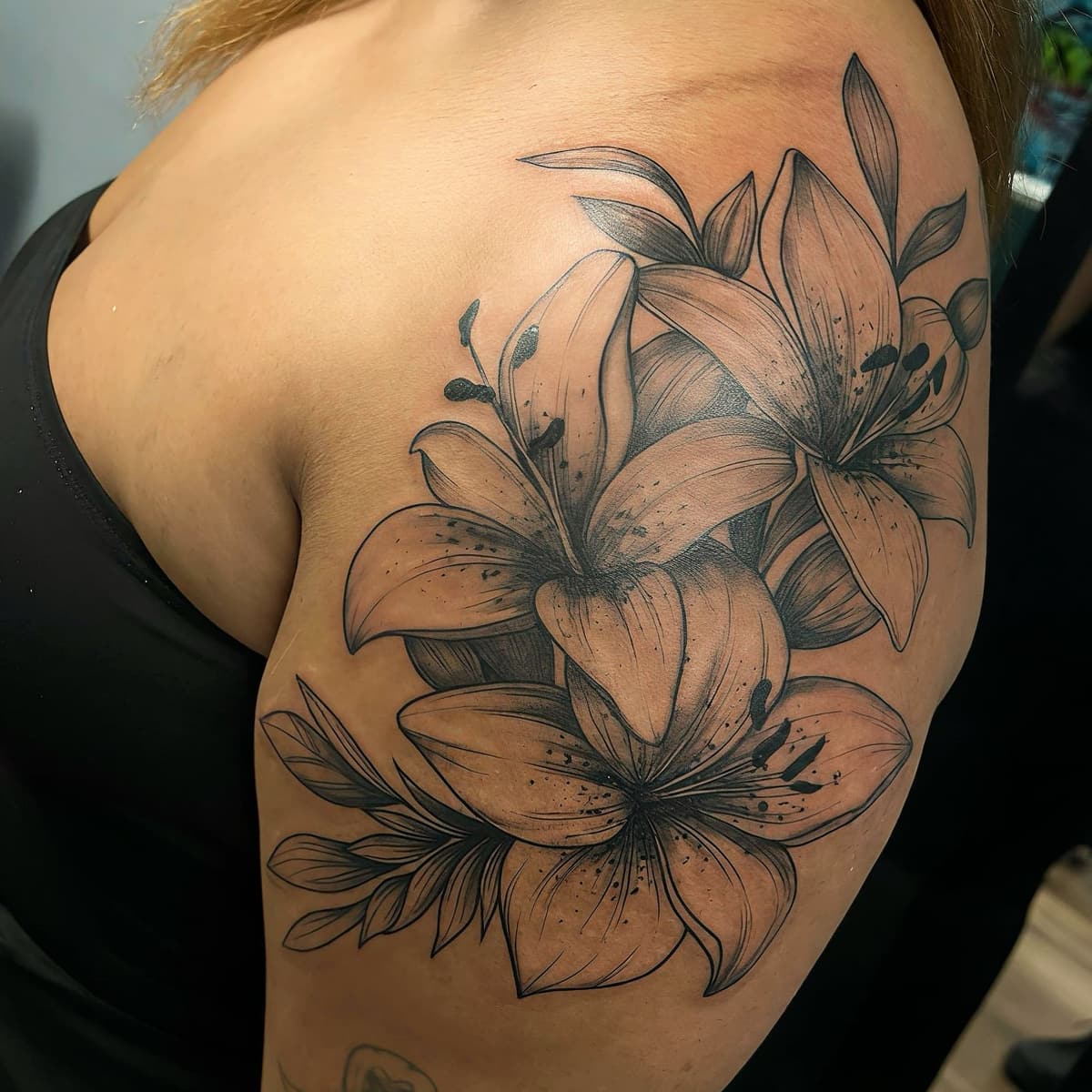 Lilien – Schulter