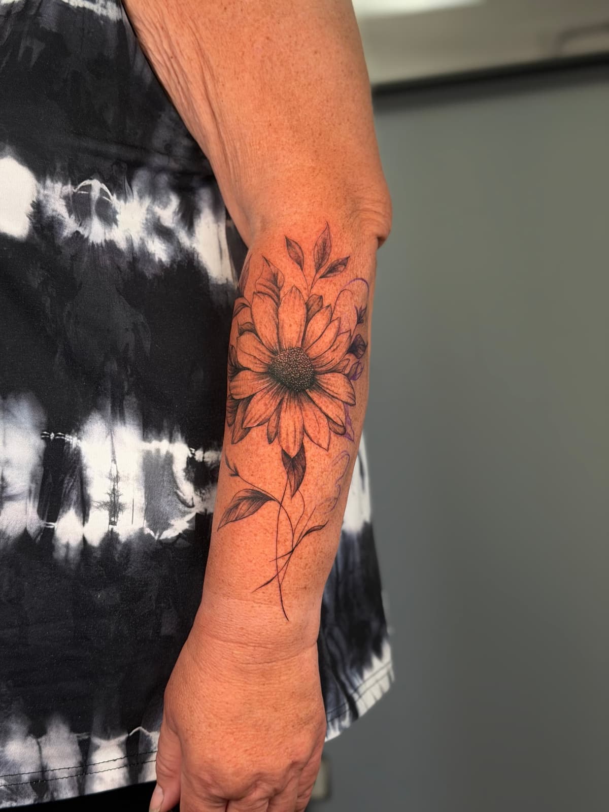 Sonnenblume – Unterarm